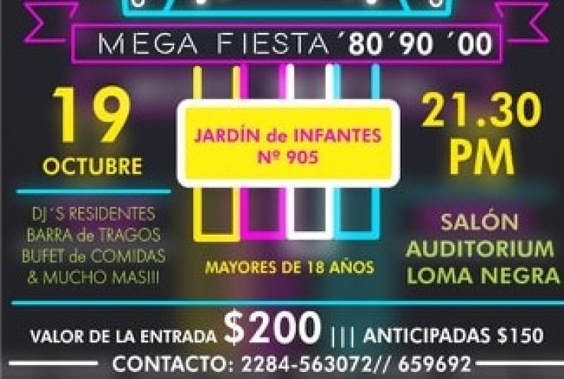 Se viene una Fiesta Retro en Loma Negra